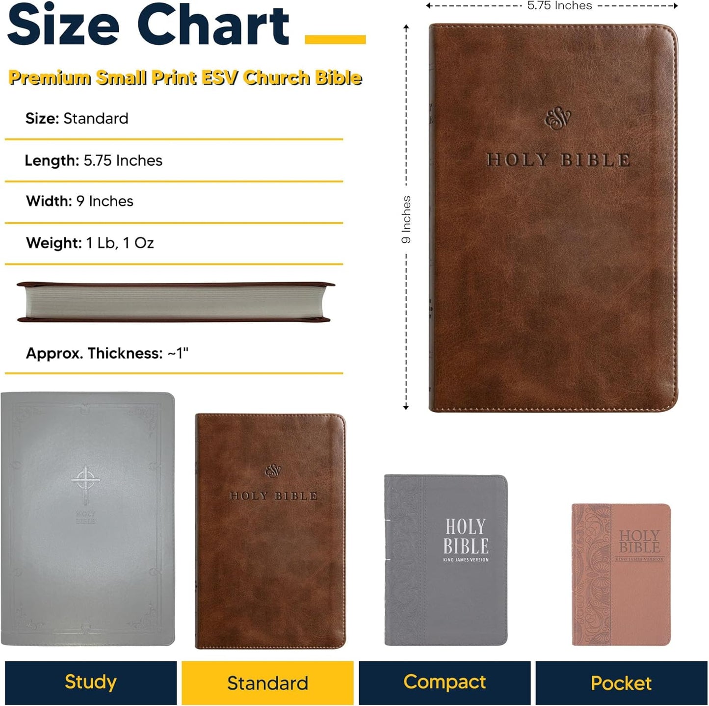 Custom Personalized Pink ESV Bible | Small Text | Blush Pink Engraved Name | Faux Leather Premium Church Bible | English Standard Version Translation with Lay Flat Design