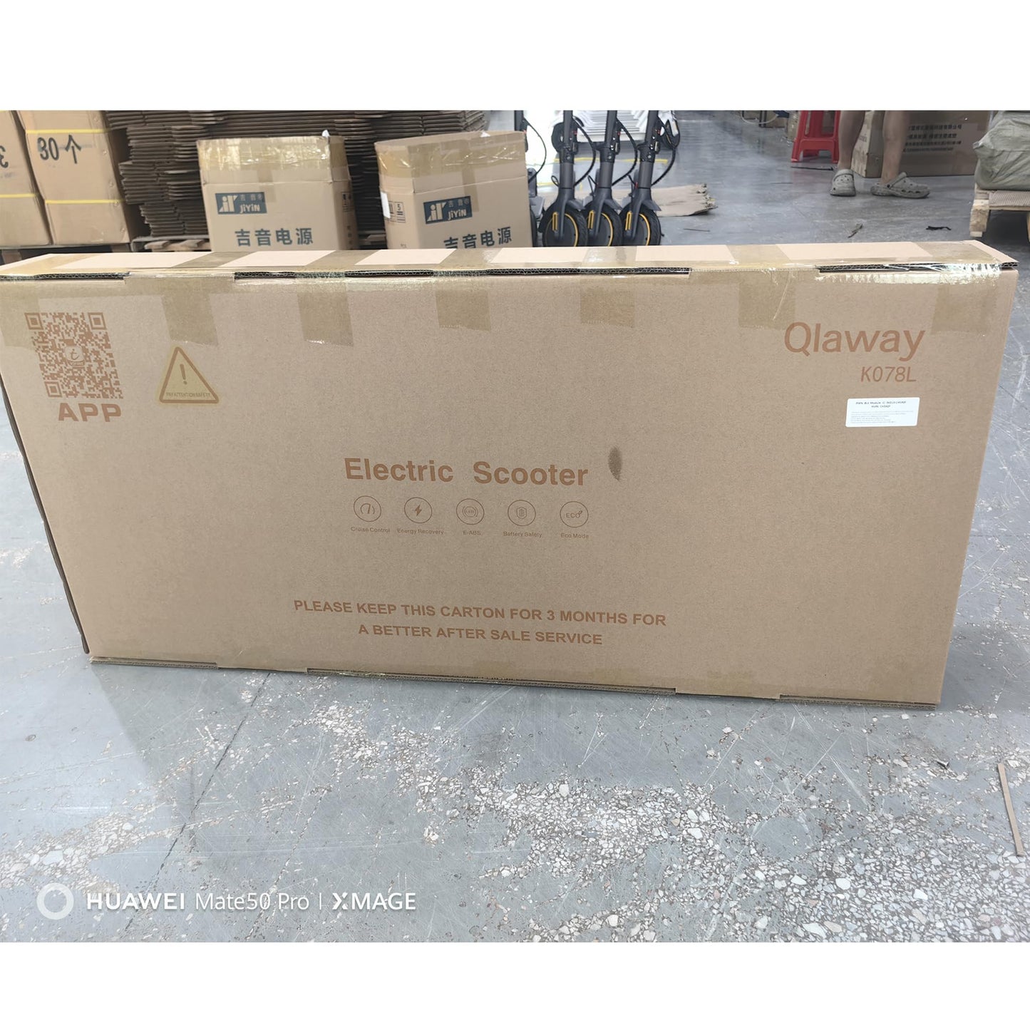 Qlaway Electric Scooter for Adults, 350W Motor, Top Speed 19Mph(31km/h), Max 22 Miles Ranges, 350W Motor, 8.5" Solid Tires, Aluminum Alloy Folding E Scooter with Dual Braking/APP Control