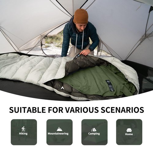 Naturehike 4.5oz Ultralight Washable Sleeping Bag Liner, Lightweight Adult Sleep Sack & Travel Sheets for Backpacking, Hotel, Camping, Hostels, ZY20 Green