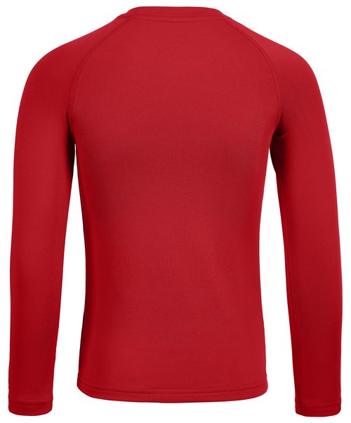Youth Boys Compression Thermal Shirt Long Sleeve Fleece Undershirt for Boy Football Baseball Soccer Base Layer(Red,S)