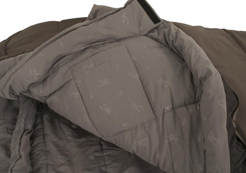 Browning Camping Kenai -20 Degree Wide Mummy Sleeping Bag , Clay, 40-Inch x 86-Inch