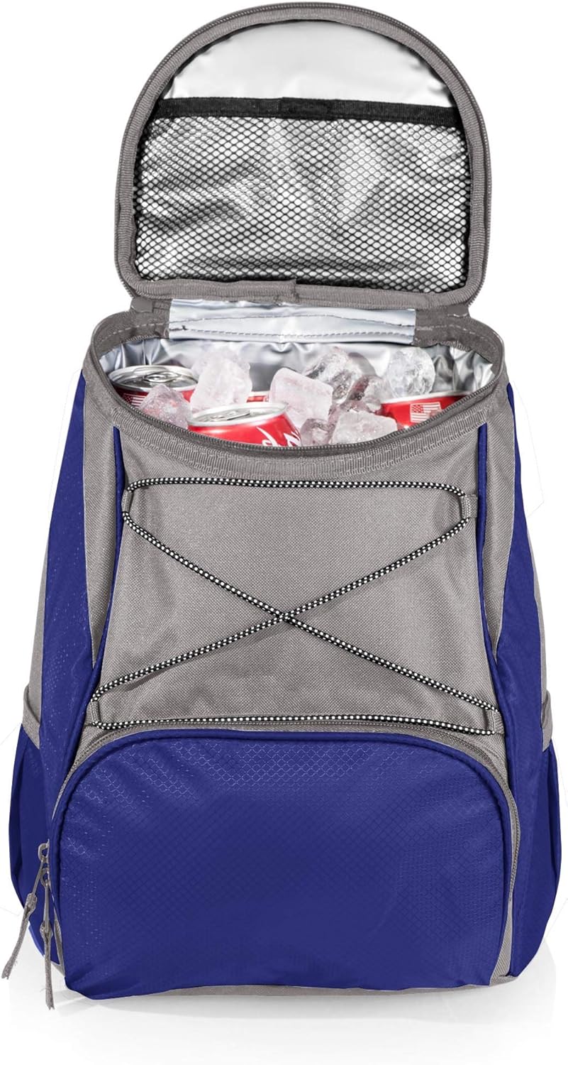 ONIVA - a Picnic Time brand PTX Backpack Cooler, Soft Cooler Backpack, Insulated Lunch Bag, (Black with Gray Accents)