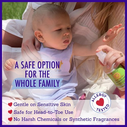 California Baby DEET-Free Natural Bug Repellent Spray | Citronella Mosquito & Insect Repellent for Kids & Adults | 59 mL