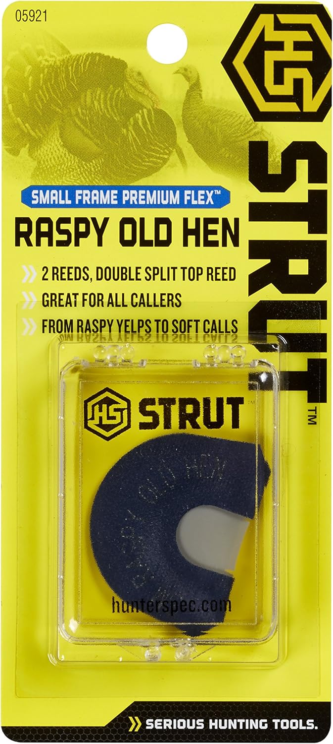 Hunters Specialties H.S. STRUT Youth Raspy Old Hen Diaphragm Turkey Flex, Small, Multi