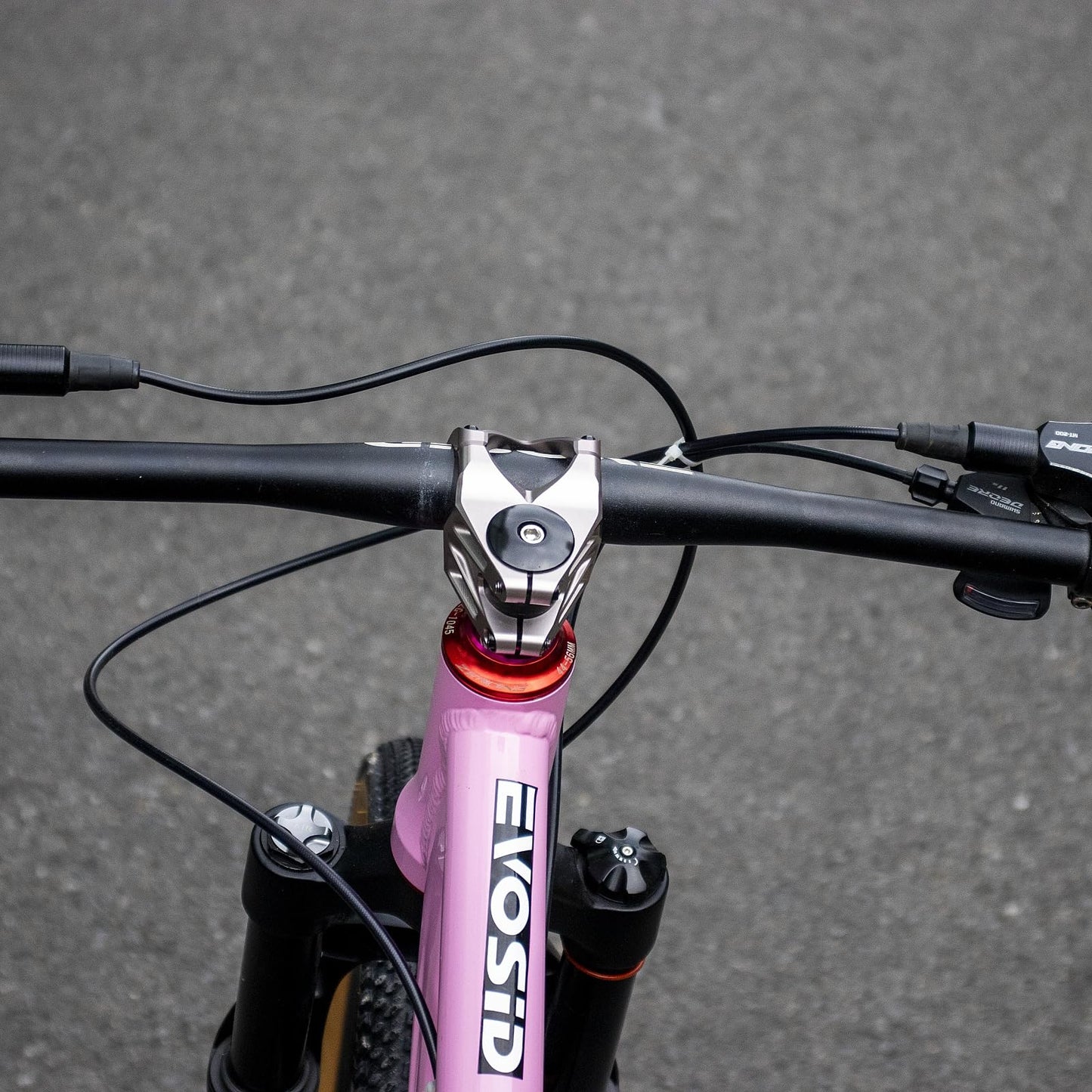 EVOSID MTB stem 31.8 stem Mountain Bike Stem Mountain Bike Handlebar Stem for Most Bike Road Bike MTB BMX (Black) (Black)