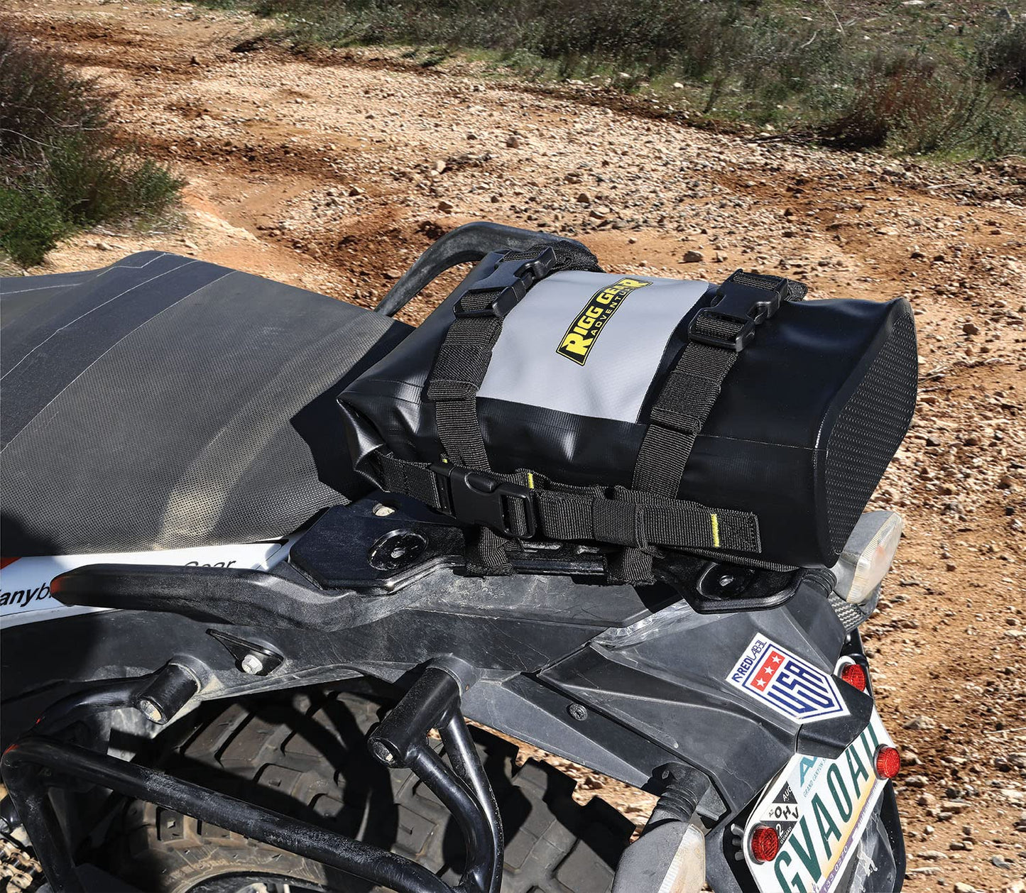 Nelson Rigg Waterproof Hurricane RiggPak Crash Bar/Tail Bag. Can Also Attach as a MOLLE Bag