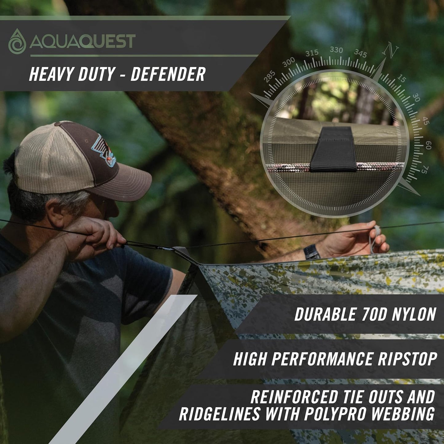 AquaQuest Mariner Backpack - Waterproof Lightweight Dry Bag