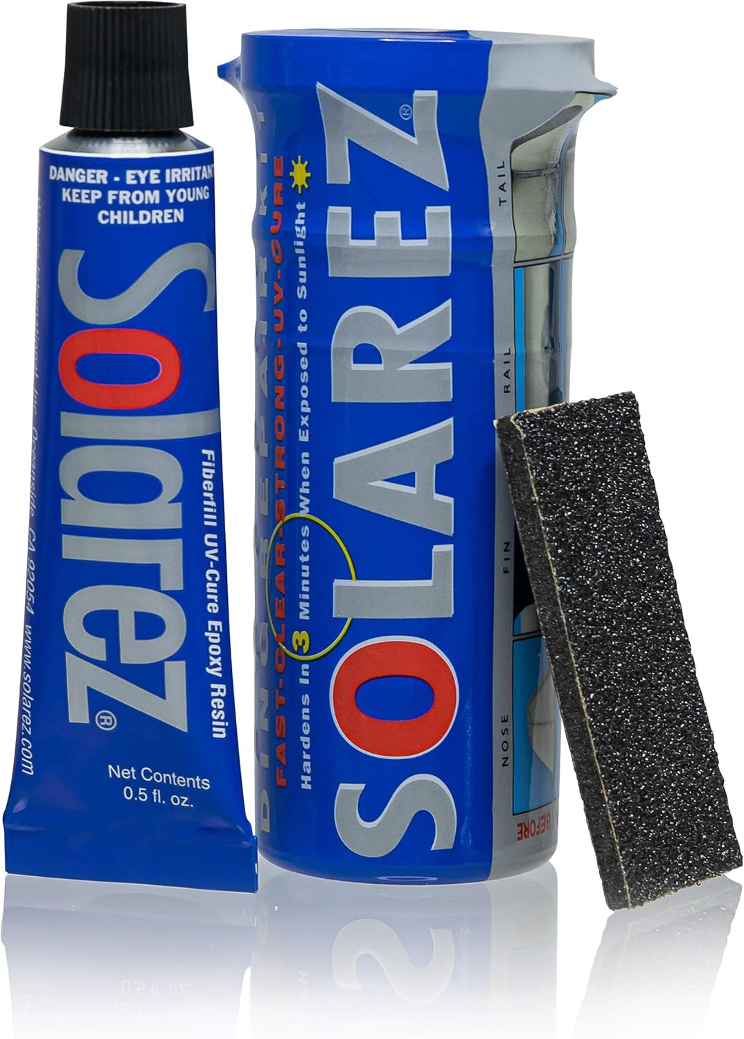 SOLAREZ Artisan Epoxy Resin Kit - Clear, UV-Resistant, 16 oz for Crafts & Repairs