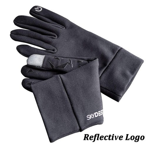 SKYDEER Touchscreen Winter Gloves Liner with Anti-Slip Palm Warm and Lightweight for Running Cycling Driving and More Sports (SD2130/S)