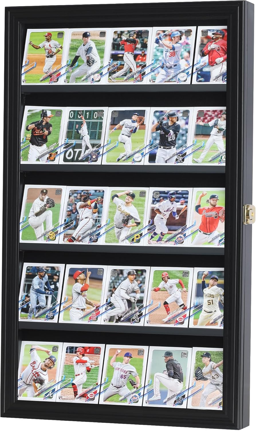 20 Hockey Puck Display Case Cabinet Holder Wall Rack Shadow Box 98% UV Protection, CC01