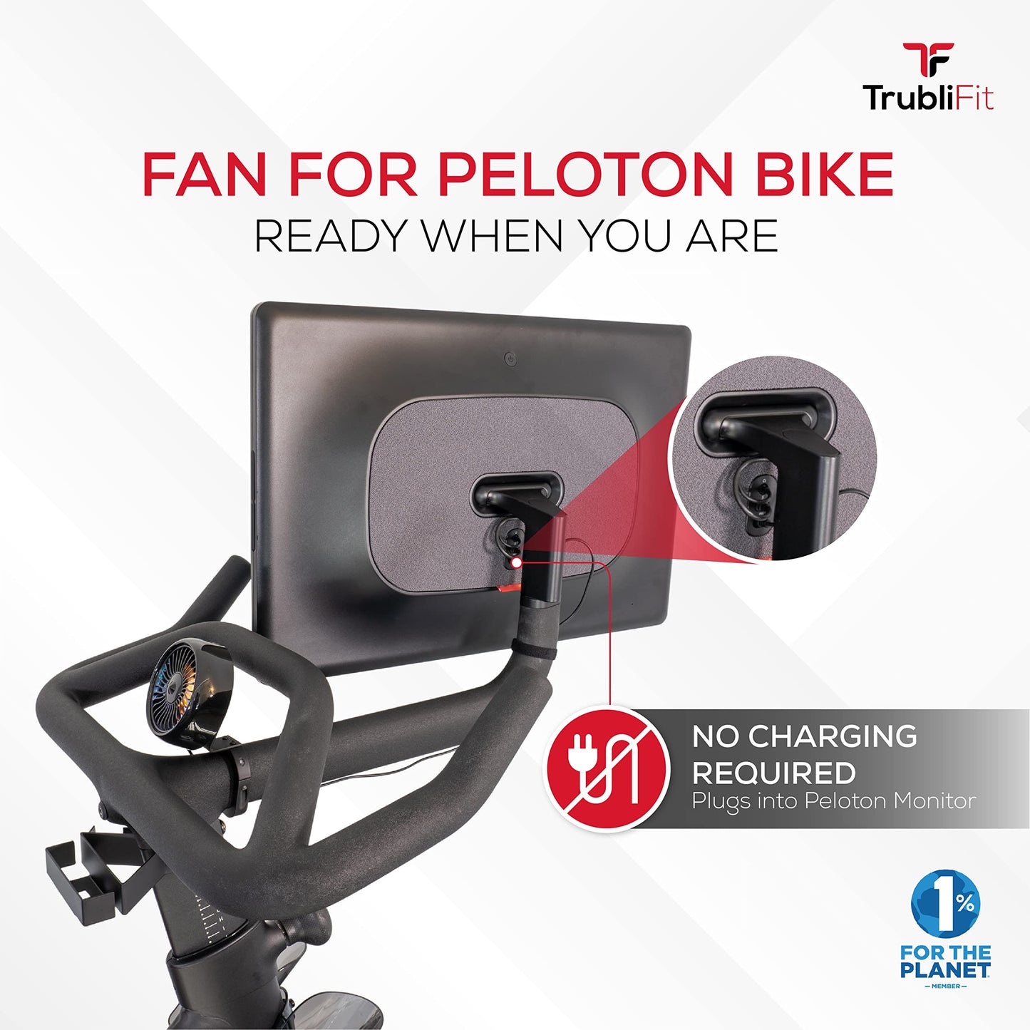 Custom Fan for Peloton Bike+ AND Monitor Cover for Peloton Bike+ or Tread or Row Bundle - Accessories for the Peloton Bike Plus