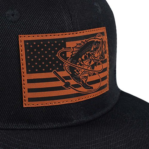 Pnkvnlo Fishing Gifts for Men Snapback Fishing Hats - Outdoor Fishing Hat for Men American Flag Trucker Hat Fishing