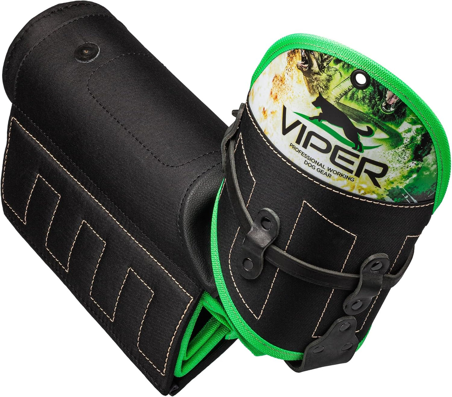 Viper Multi Level Dog Bite Sleeve with 3-Way Adjustable Bite Bar - Left Hand (Sleeve with Synthetic Cover)