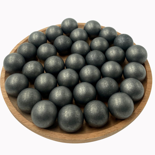 Alien Play 75 PCS .68 Cal Aluminum Balls for Self Defense, 68 Caliber Hard Solid Alu Ammo Projectiles Compatible with Byrna SD/LE and Umarex T4E HDR68/ HDS68/Pistelle X-68 (7.3 Grams, Black)