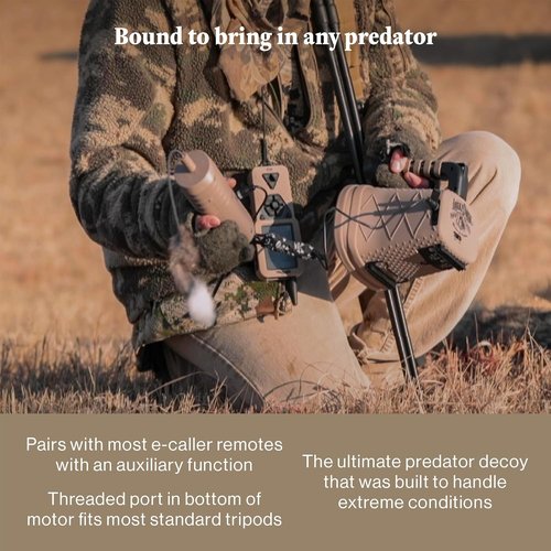 Lucky Duck King Critter, Erratic Motion Predator Decoy and Tripod