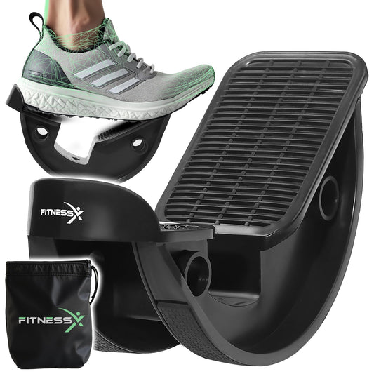 FitnessX Foot Rocker, Durable Calf Stretcher for Achilles Tendon Relief, Plantar Fasciitis Recovery, and Ankle Pain Support, Calf Exerciser, Foot Stretcher Strengthener, Non-Slip Design for Home, Gym