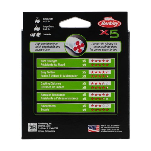 Berkley x5 Braid Fishing Line