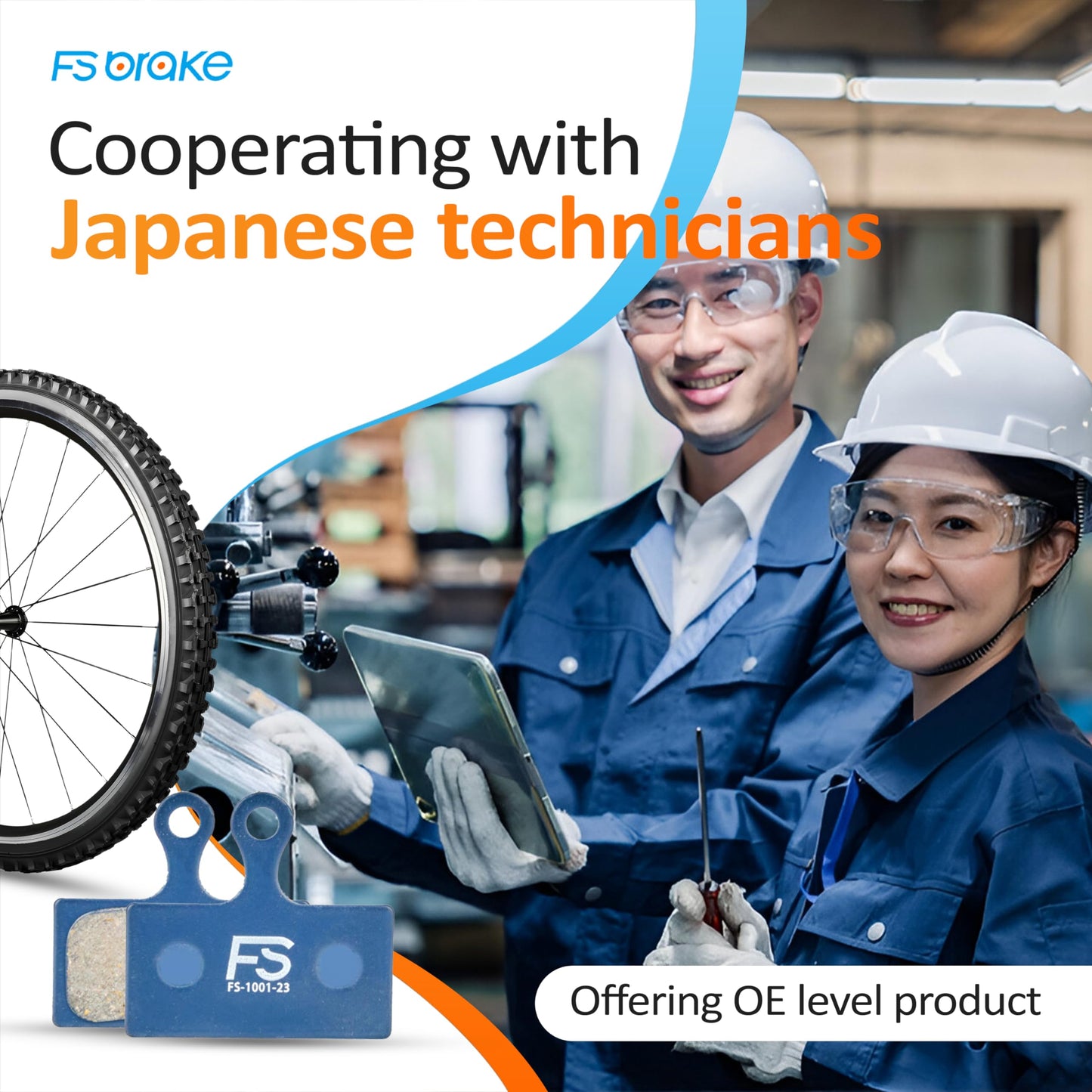 FS-KFDB Bike Brake Pads Shimano XT M8000 M785, XTR M9000 M9020 M987 M988 M985, SLX M7000 M675 M666, Deore M615, RS785 R785, CX75 R515 R315 R317 R517 Ceramic Pads for MTB, Road, and E-Bike