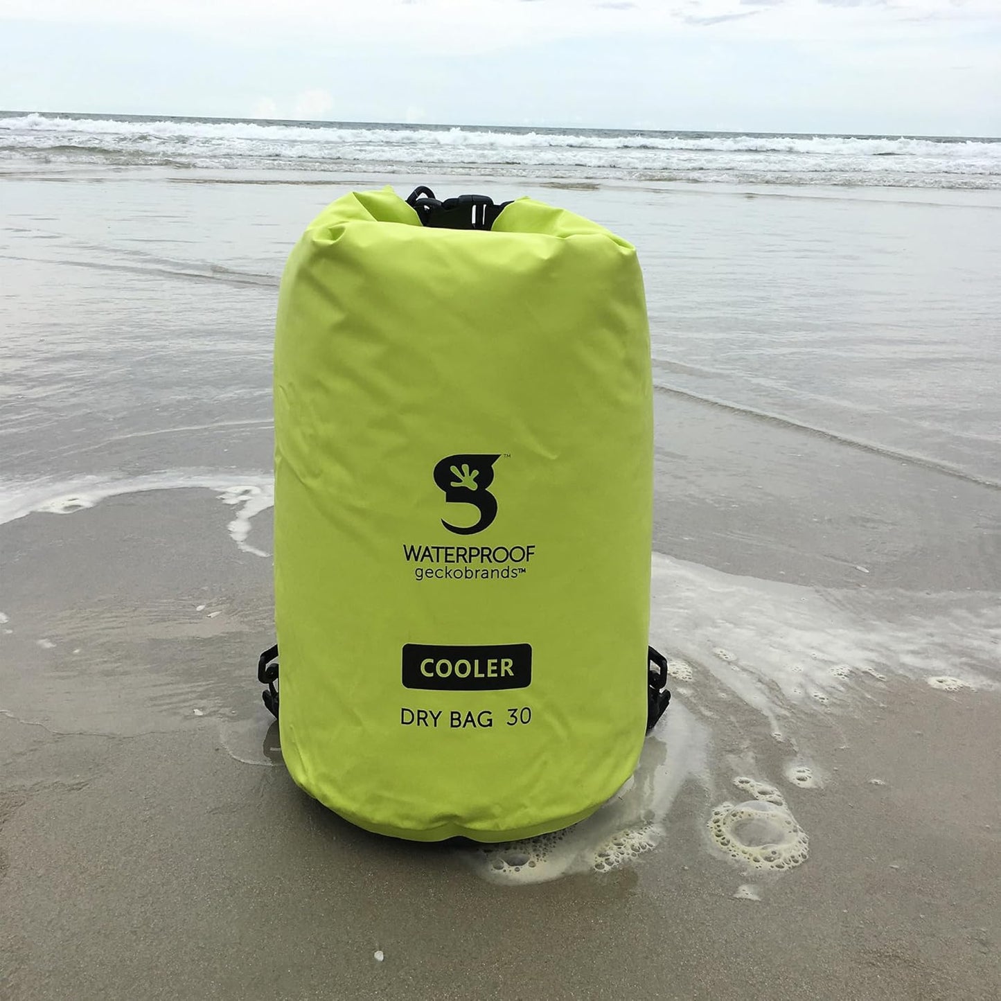 geckobrands 30L Dry Bag Cooler - Holds 24 Cans or 18 Bottles - Dry Bag Backpack, Perfect for Outdoor Activities