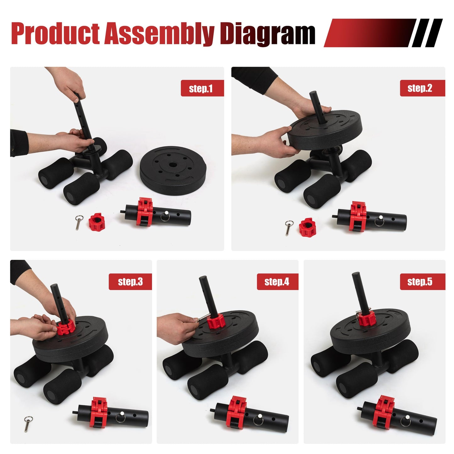 AcenFC Tib Bar Tibialis Trainer Pro, Tibia Dorsi Calf Machine, Professional Knees Over Toes Equipment for Strength Training Shins/Ankles/Calves, Fits 1" and 2" Olympic Weight Plate