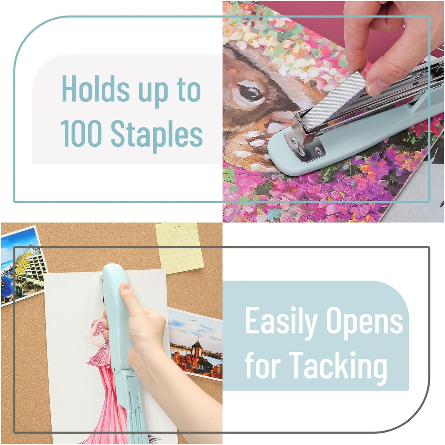Mr. Pen- Staplers with 200 Staples, 20 Sheet Capacity, Pack of 2, Staplers for Desk, Office Stapler, Desk Stapler, Stapler with Staples, Black Stapler, Paper Stapler, Stapler and Staples
