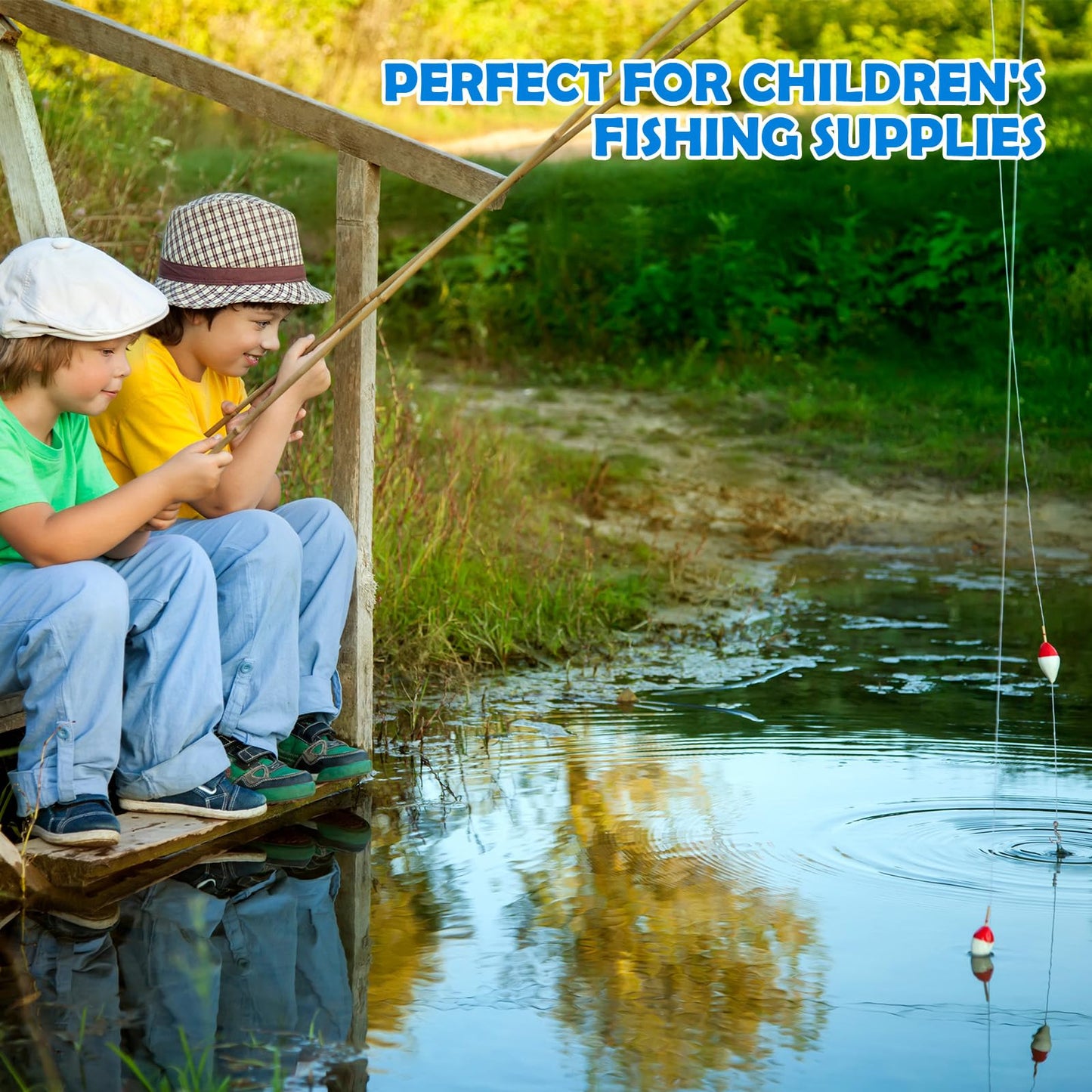 24 Pack Mini Fishing Kits Bulk Small Emergency Survival Fishing Kits Outdoor Compact Fishing Tackle Kits with Case for Beginner Christmas Shoebox Fillers for Age 9-14 Fishing Party Favors