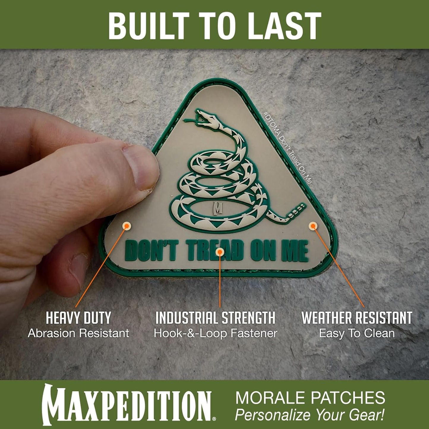 MAXPEDITION Gear Don't Tread on Me Patch
