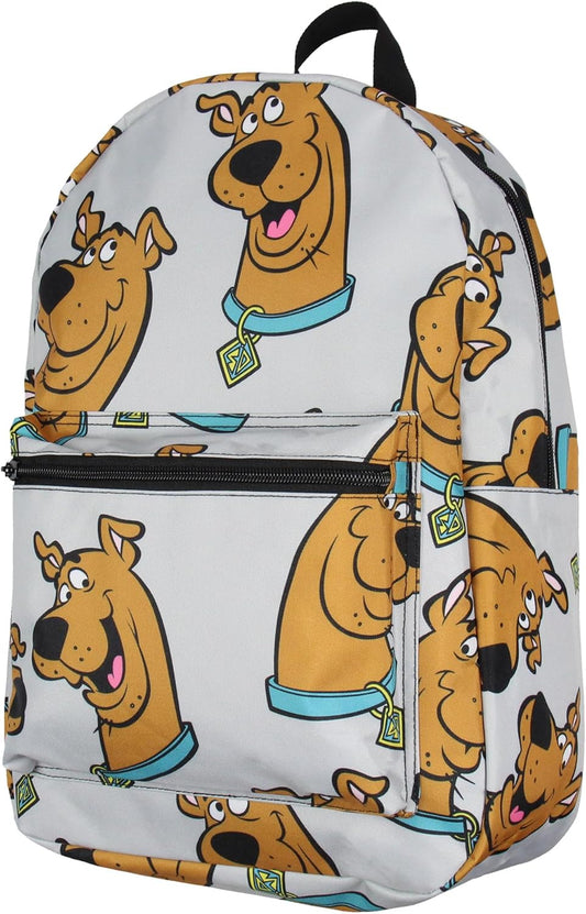 Scooby Doo Floating Head Big Face Sublimated Print Backpack Bag