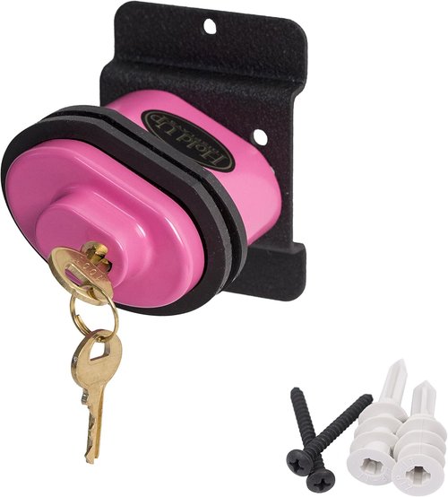 Hold Up Displays USA Made Locking Pistol Rack Handgun Gun Hanger
