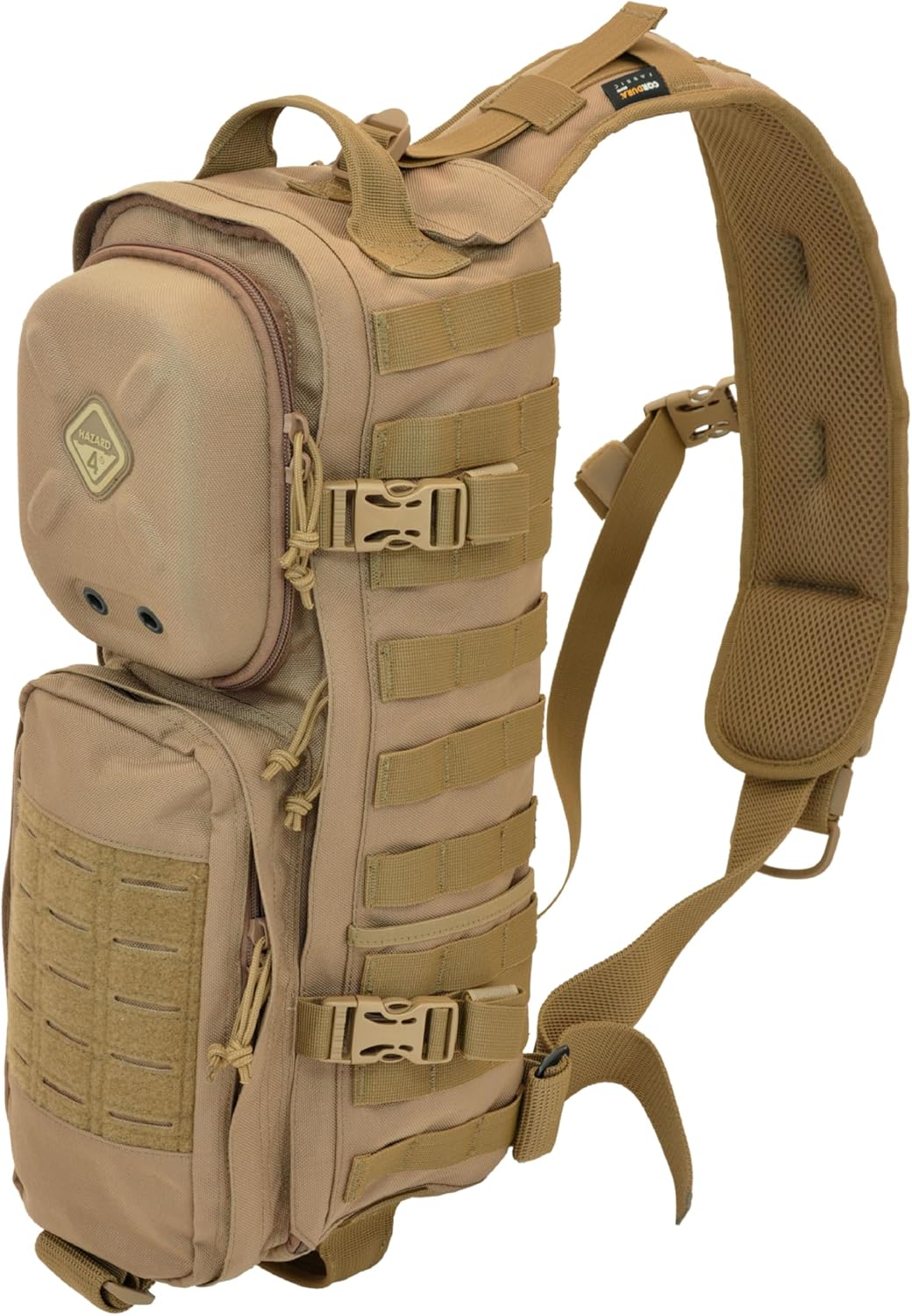 HAZARD 4 Plan B V17 - Semi-Hard Shell Sling Bag, Small Tactical Bag, Military Modular Webbing, Attachment Compatible (11.8L)