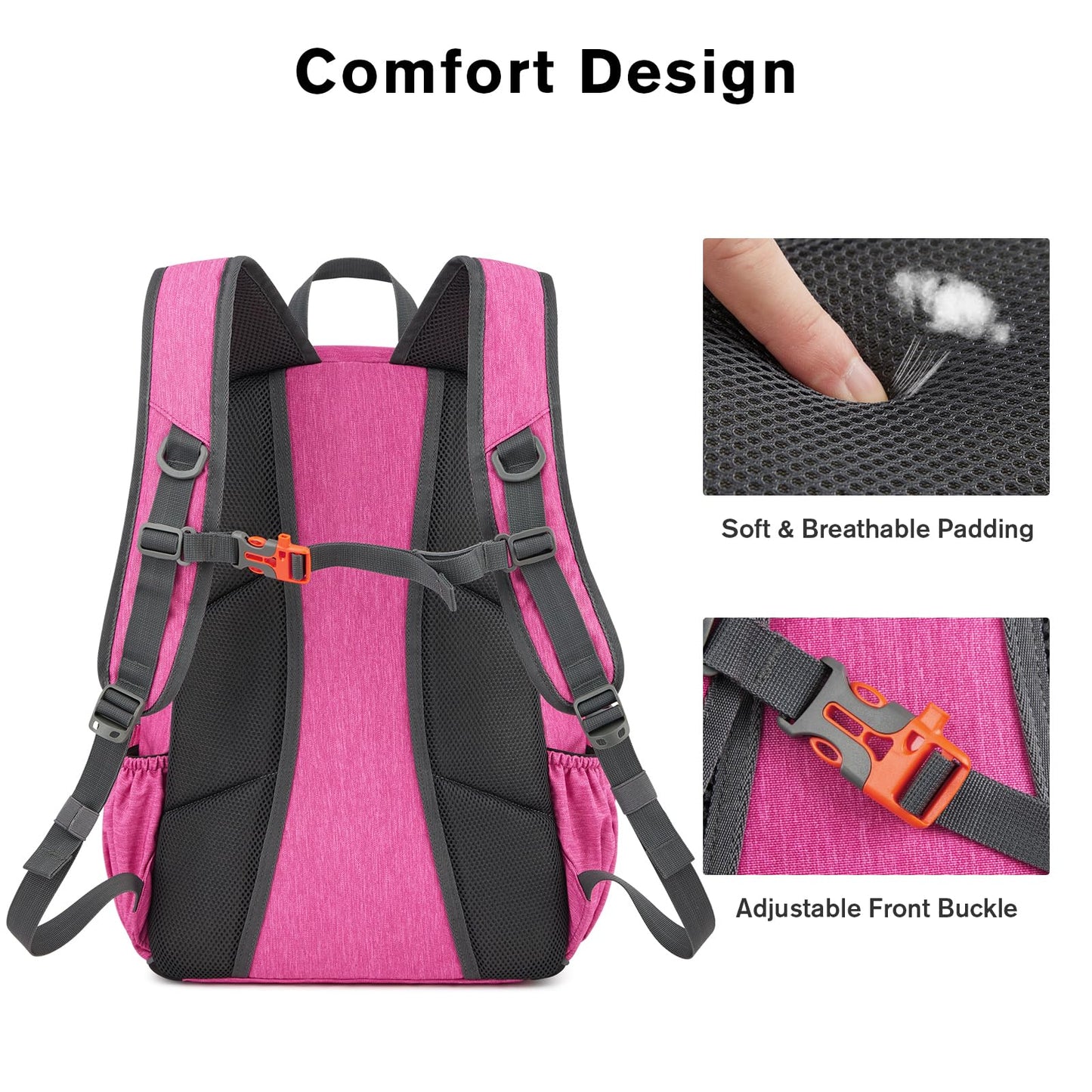 G4Free Baseball Bag for Youth Adults, Softball Backpack with Shoe Compartment, Large Bat Backpack with Fence Hook, Lightweight T-ball Gear Bag