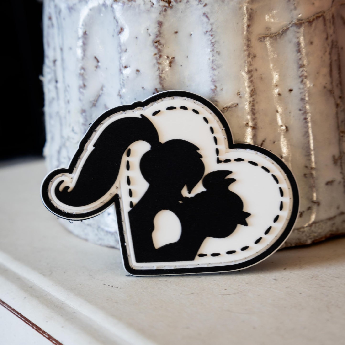 Love Heart - PVC Morale Patch | Hook & Loop Backing