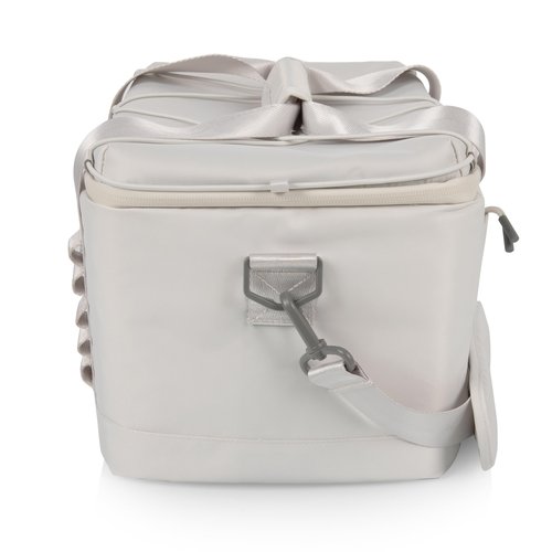 PICNIC TIME Tarana Superthick Cooler Bag with Removable Shoulder Strap, 12 Can Insulated Soft Cooler, Beach Cooler, Insulated Camping Cooler, Picnic Cooler, (Halo Gray)