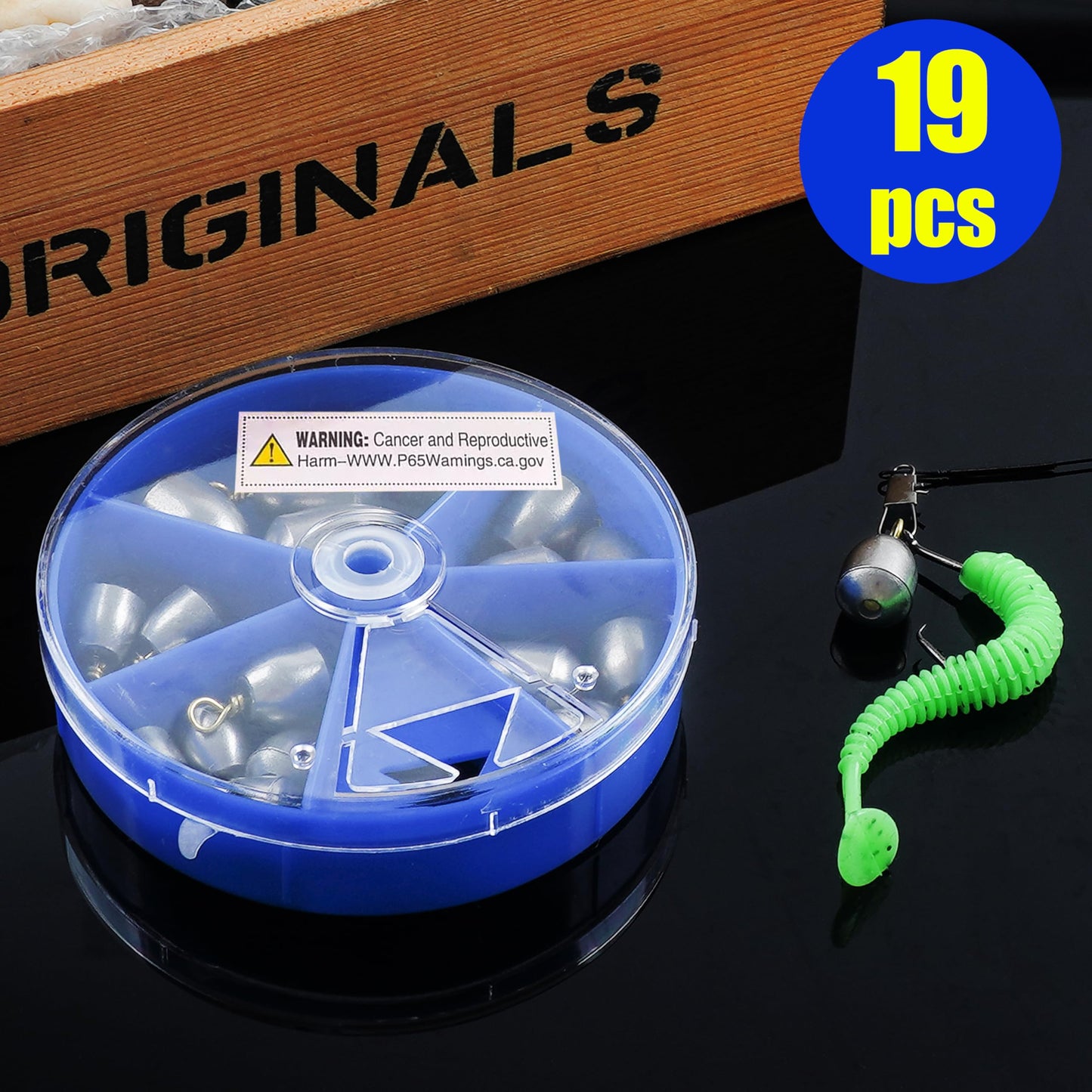 Fishing Weights Sinkers Kit,19/52pcs Bass Casting Sinkers Weights Bell Sinkers Assorted Iron Fishing Weights Drop Catfish Sinkers Weights for Saltwater Freshwater Fishing