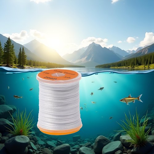 White 100Yard 200D UV Big Fly Thread Premium Strong Fly Tying Thread Spool Salmon Bass Flies Tying Thread Material Fluorescent Hunting and Fishing