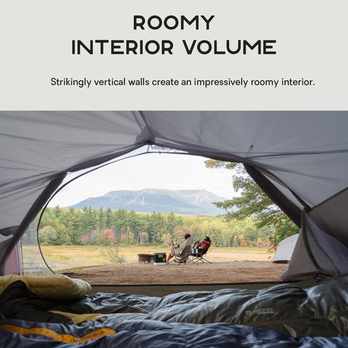 NEMO Equipment Aurora Backpacking Tent & Footprint - 3-Person - Frost/Silt