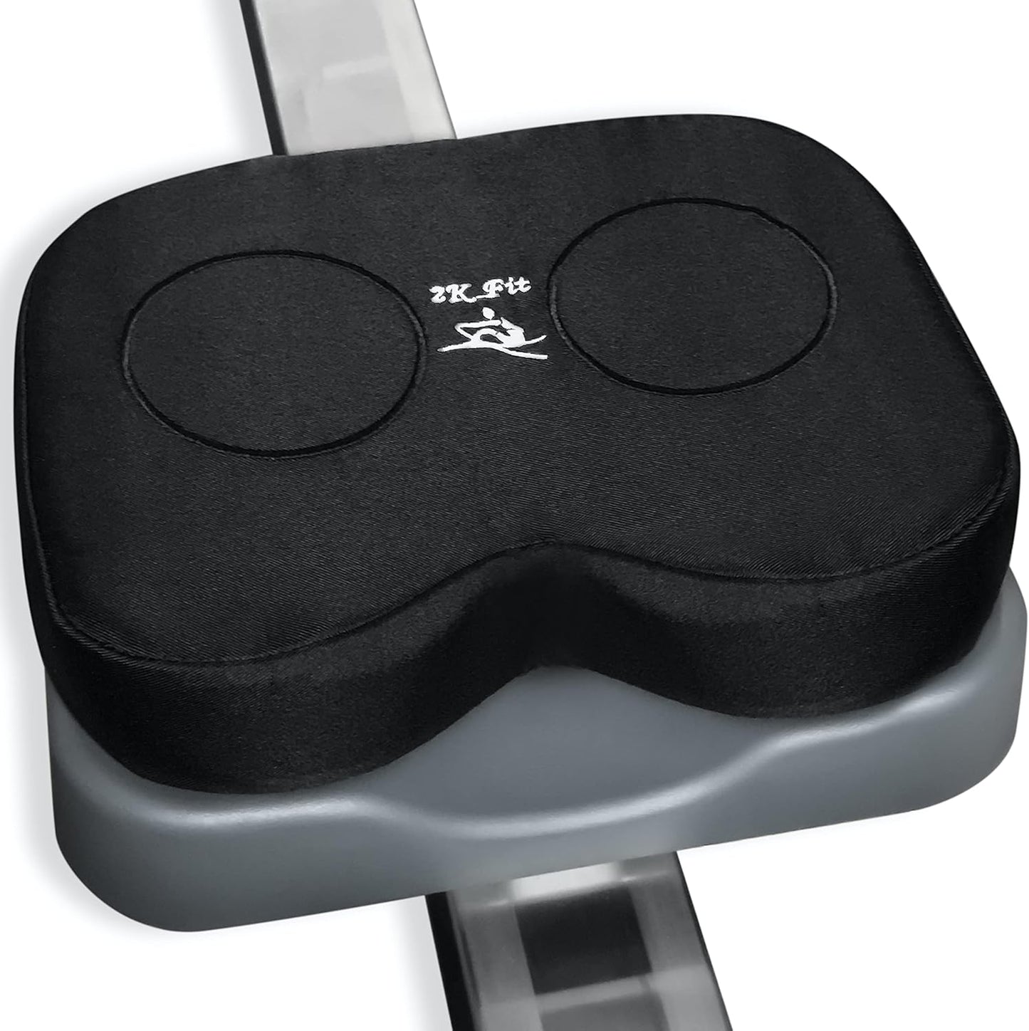 Rowing Machine Seat Cushion (Model 1) for The Concept 2 Rowing Machine with Medium Thickness Dual Density Memory Foam, Washable Cover for Indoor Erg, Concept 2 Rower, Water Rower Seat Pad