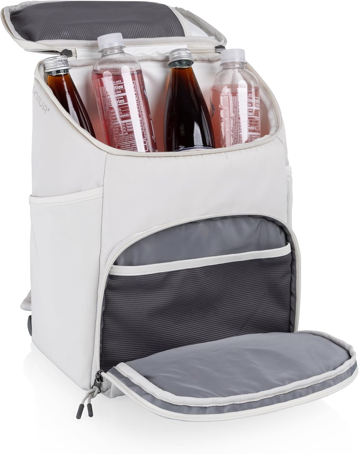 ONIVA - a Picnic Time brand PTX Backpack Cooler, Soft Cooler Backpack, Insulated Lunch Bag, (Black with Gray Accents)
