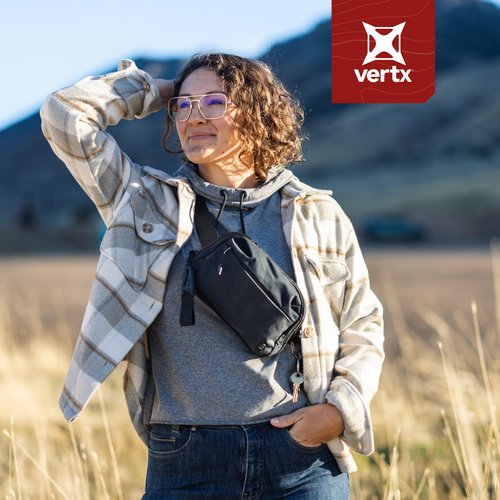 Vertx Everyday Fanny Pack 2.0, CCW Tactical Concealed Carry Waist Bag for Men and Women, Travel, Work, Outdoor, EDC Gear, It's Black - One Size