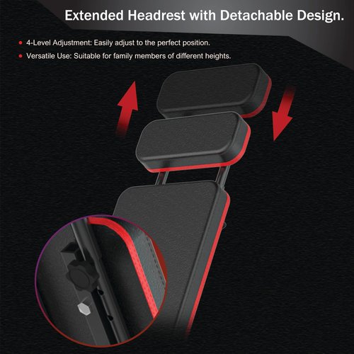 EASY BIG Adjustable Weight Bench, Foldable, Incline/Decline/Flat, Full Body Workout, Extended Head Design, 660 lbs/300 kgs Capacity