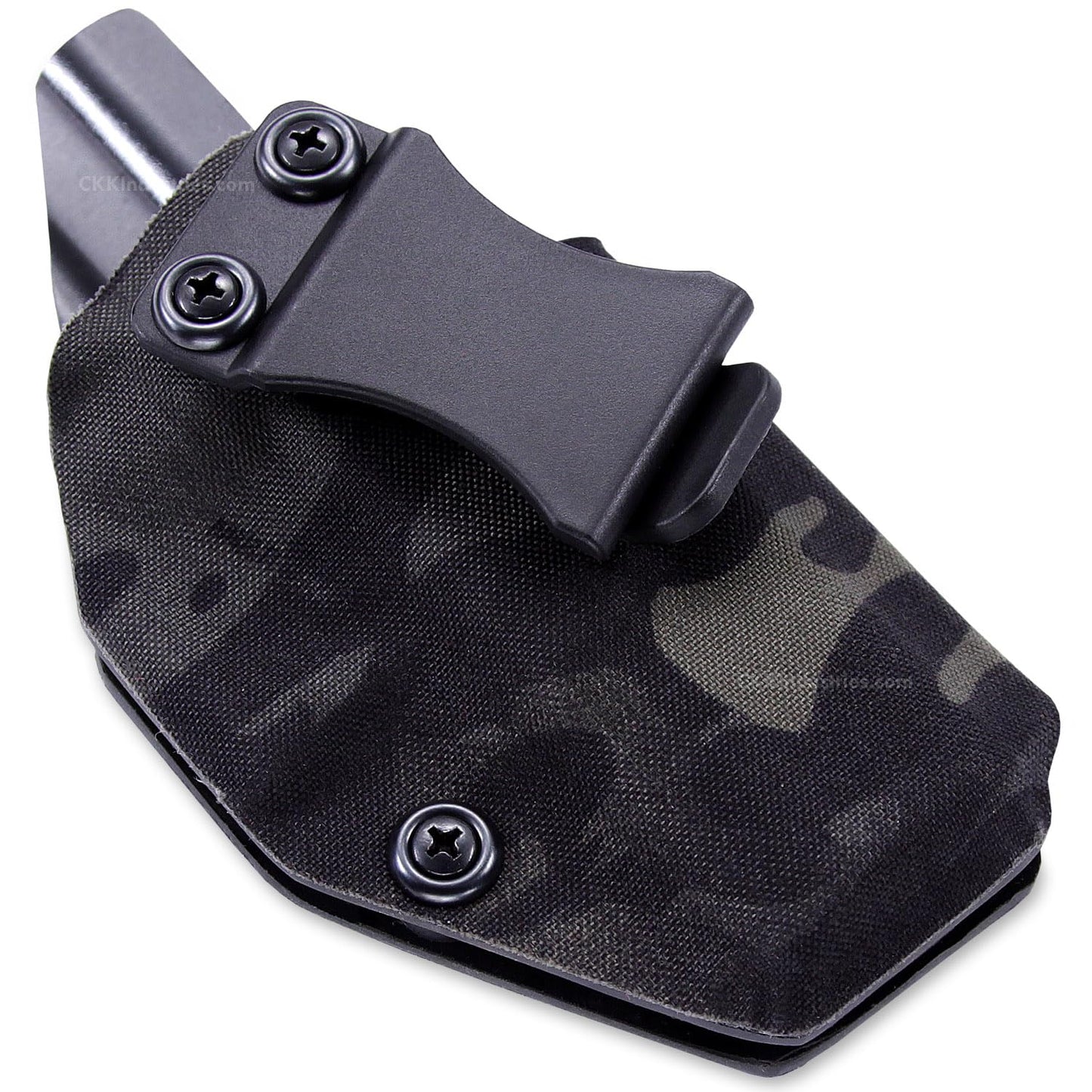 HolsterSmith EDC Wrap – Cordura Fabric Wrap for Kydex Holsters, Sheaths, Headphones, and Other Everyday Carry Items – Cordura (500D) – (Compatible with Multicam Black) – (6in x 12in)