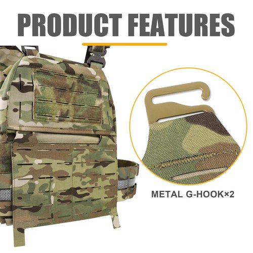 PETAC GEAR Tactical MOLLE Placard,The Slicksters Adapt MOLLE Front Flap Hanging Panel Laser Replacement Component … (MC)