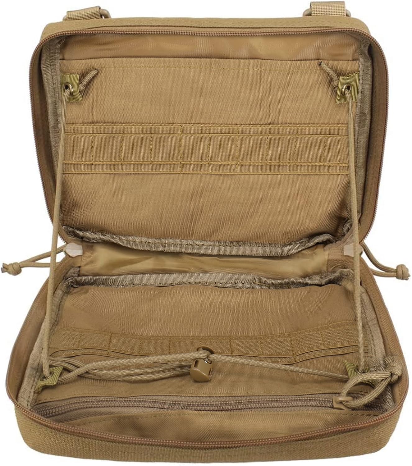 WYNEX Tactical Admin Molle Pouch, Medical EDC EMT Utility Bag Shell Design Attachment Pouches 1000D Nylon Hiking Belt Bags
