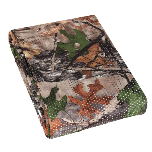 300D Camo Netting, Double-Sided Available Durable Camouflage Netting, Quiet Camo Mesh Netting, for Concealment, Hunting, Tree Stand, Shooting Blinds, Car Cover and Photography(Leaf & Dry Grass, 2Yd)