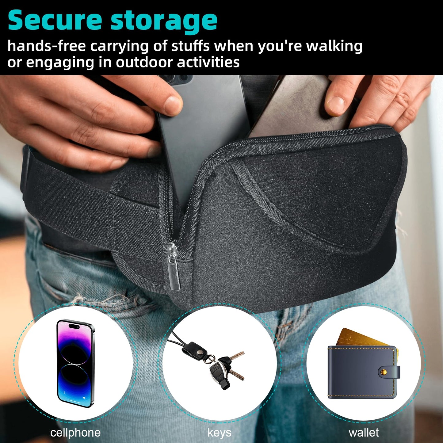 Fanny Pack Holsters for Concealed Carry, Concealed Carry Fanny Pack for Men and Women, CCW Waist Pack Holster Bag