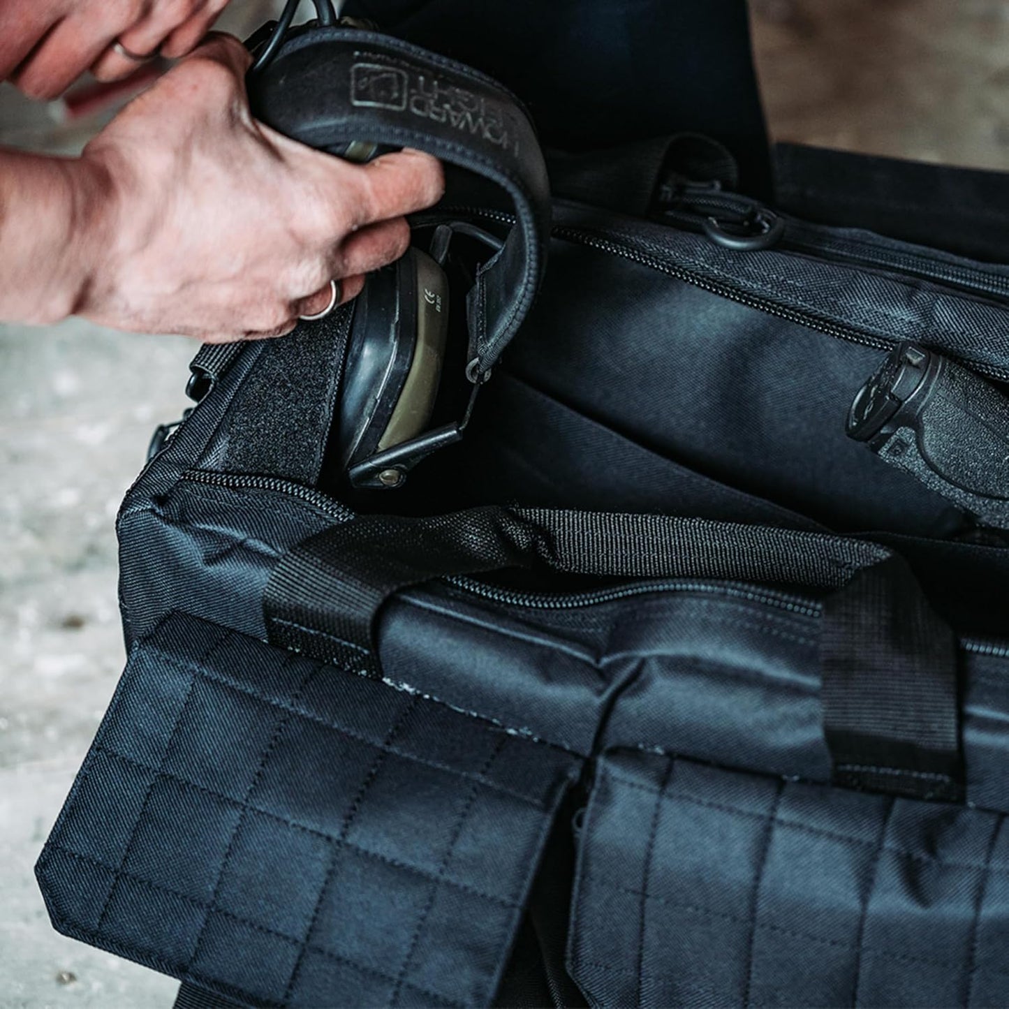 SMITH & WESSON S&W and M&P Tactical Range Bags with Weather Resistant Material for Shooting, Range, Storage and Transport