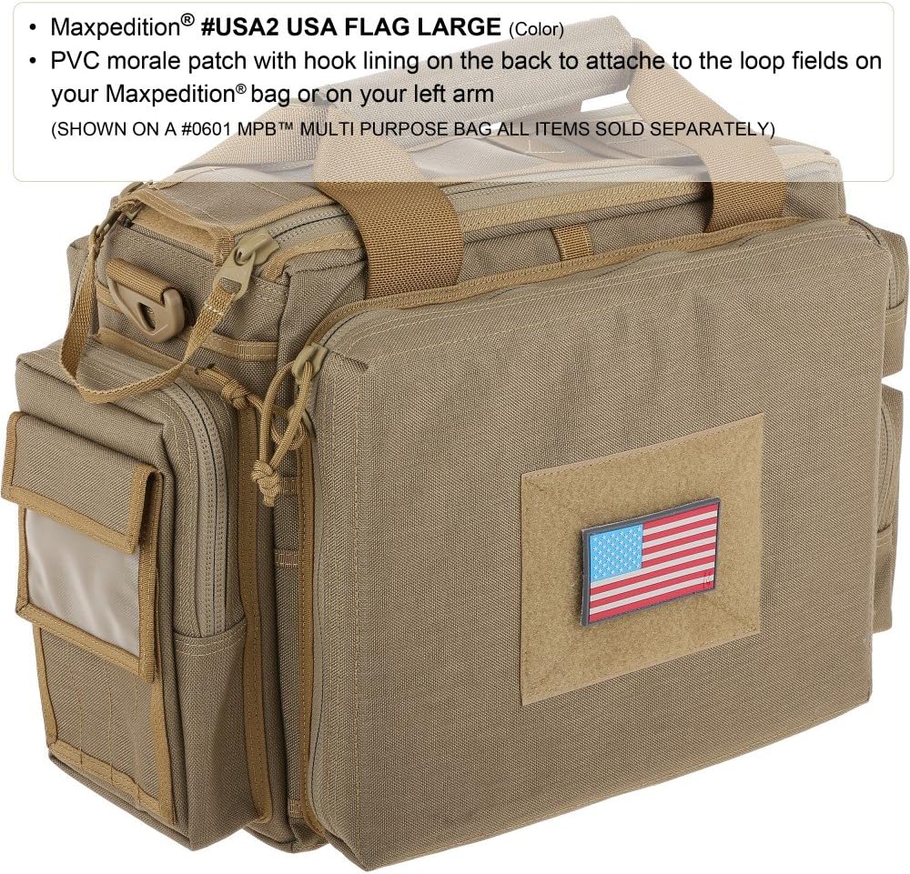 MAXPEDITION Gear USA Flag Large Patch