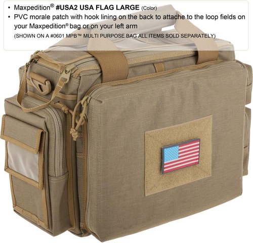 Large USA Flag Patch for MAXPEDITION Gear | Durable & Stylish Emblem