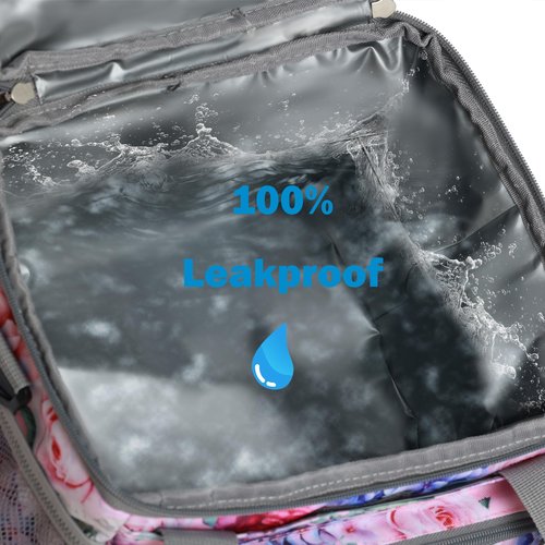 Cango Designer Premium Quality Insulated Large Capacity Lunch Bag for Women and Men, Leakproof Lunch Cooler Bag with Adjustable Shoulder Strap for Adults
