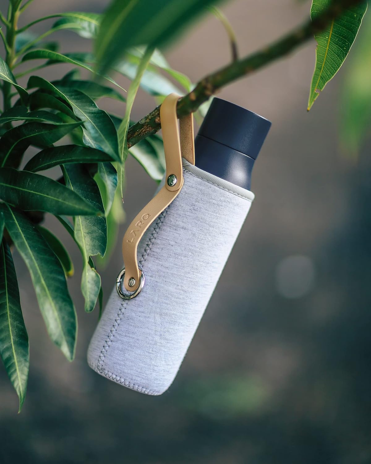 LARQ Bottle Limited Edition Travel Sleeve with Easy-Carry Leather Strap